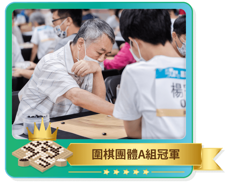 圍棋團體A組冠軍