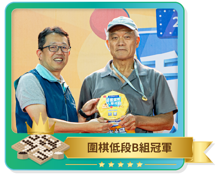圍棋低段B組冠軍