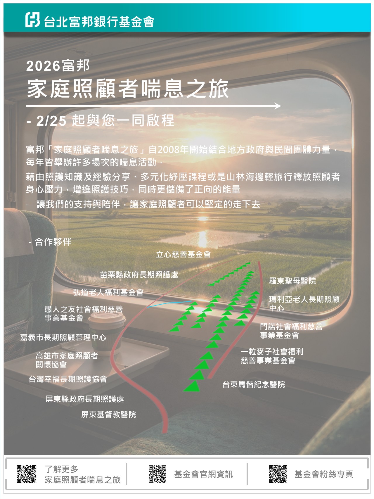 2026富邦家庭照顧者喘息之旅起跑